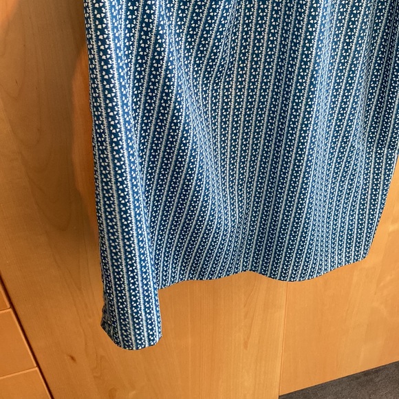 Dee & Ray Maxi Dress in Blue and White size S - Picture 10 of 12